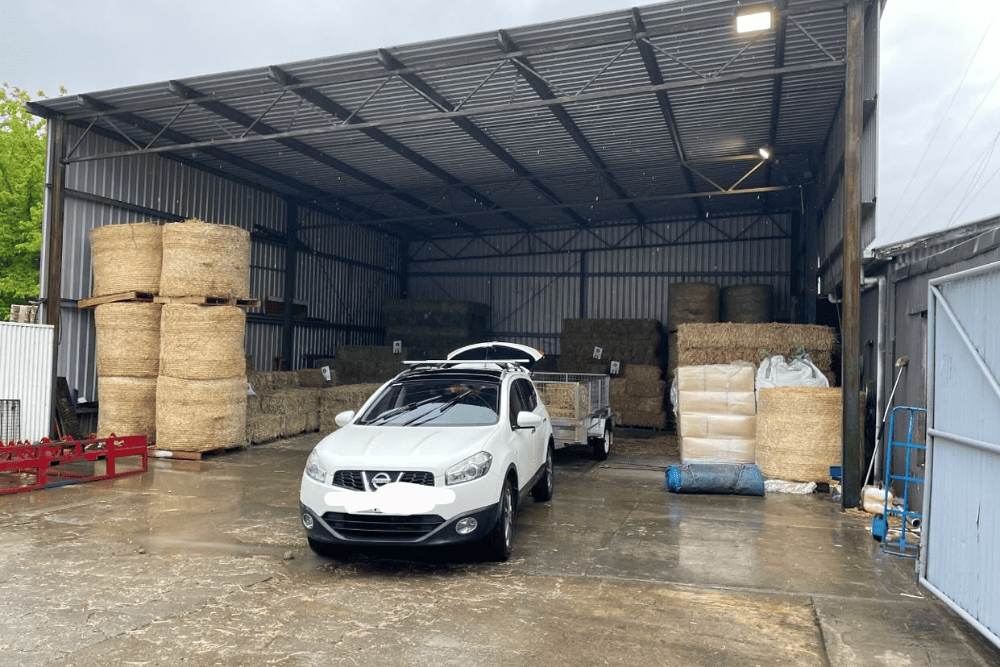 Hay bales